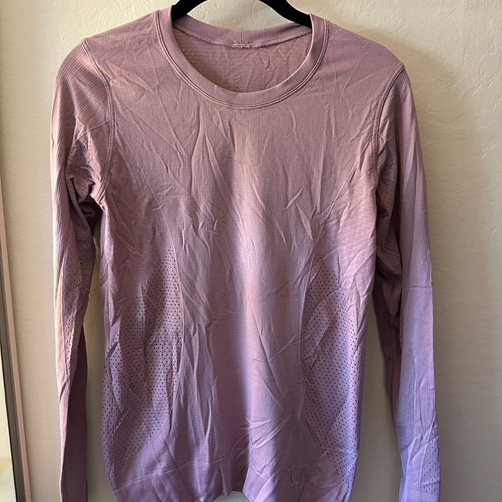 Lululemon running top - Dusty Mauve